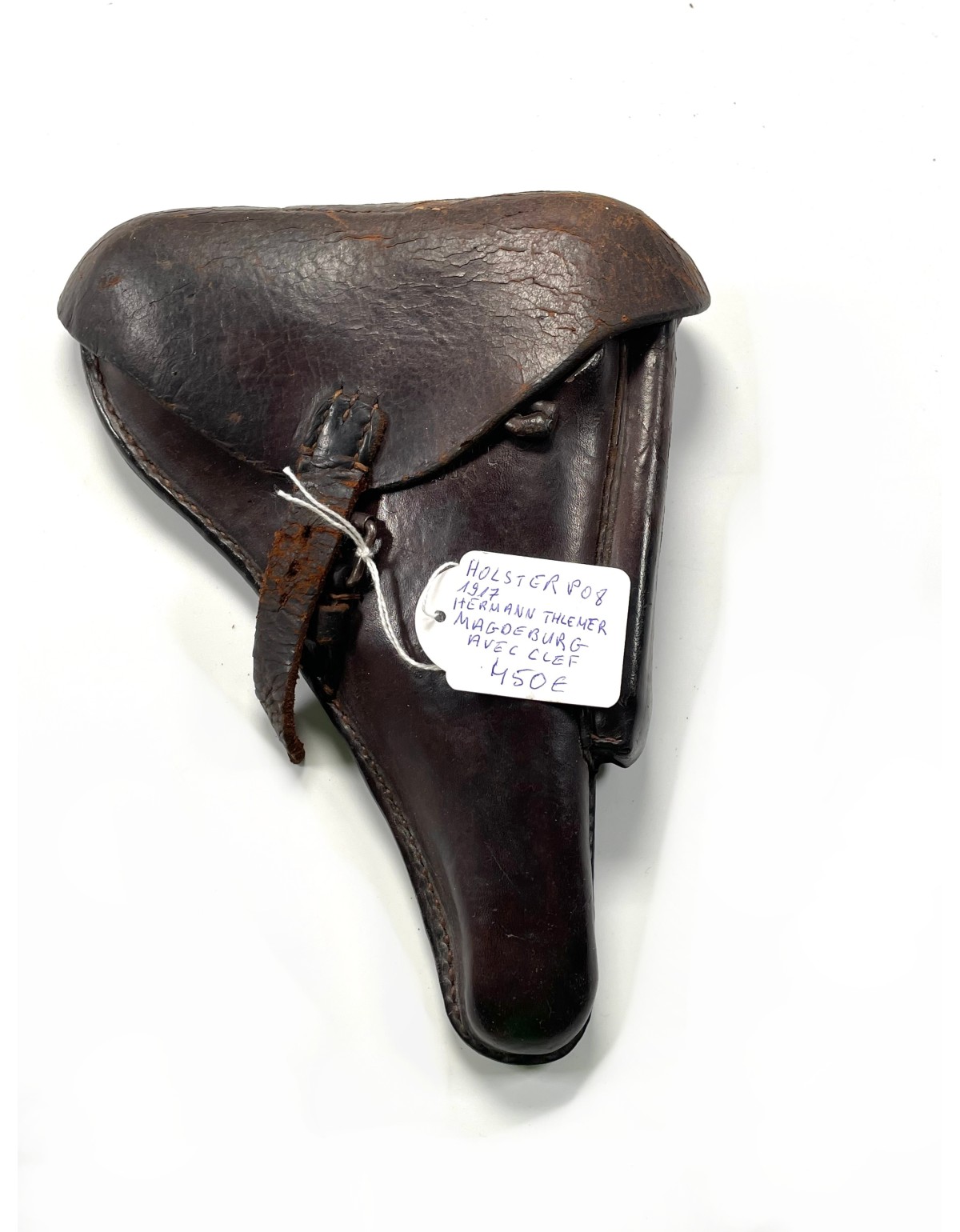Holster P08 1917 Hermann Thlemer Magdeburg avec clef