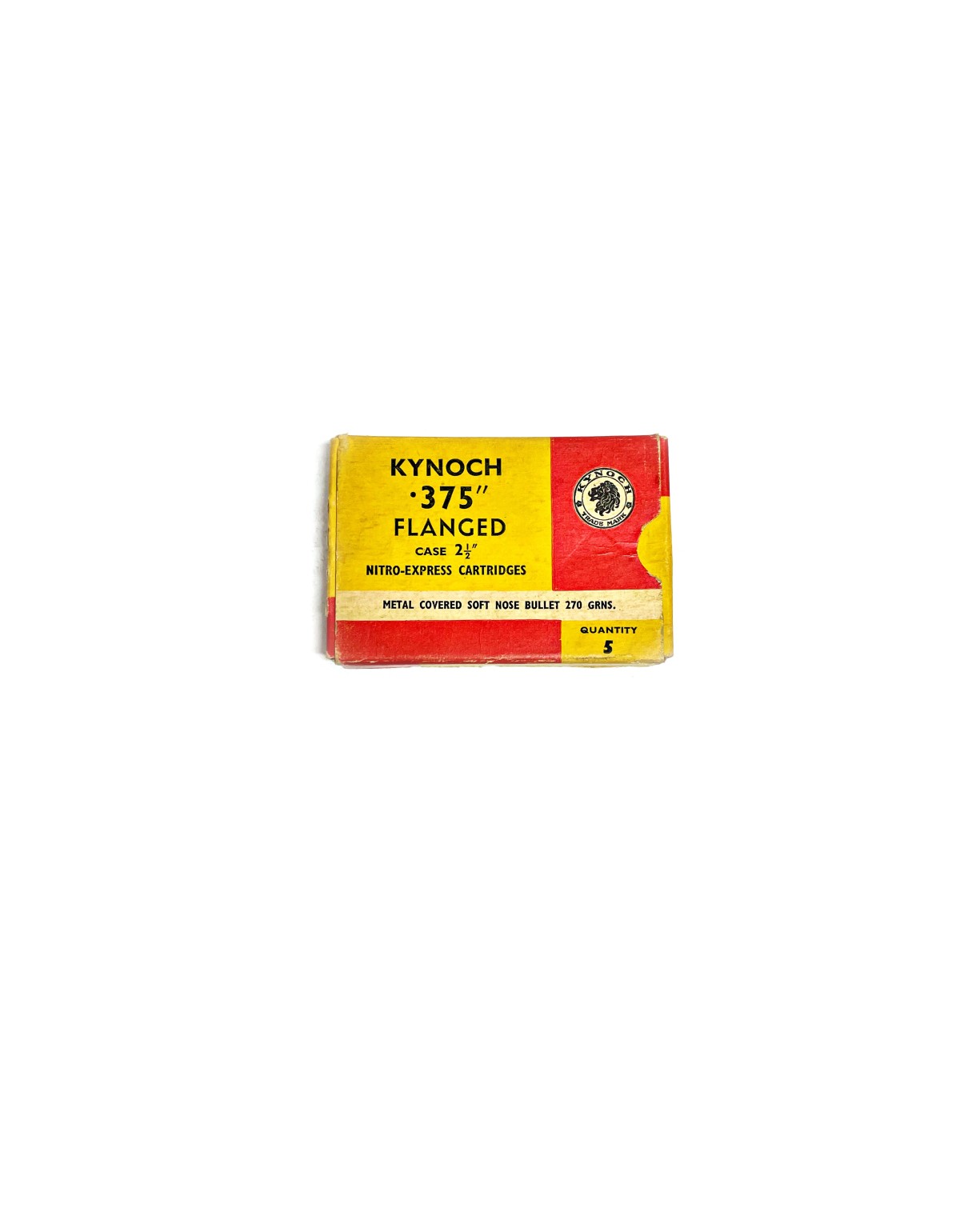 Boite vide Kynoch 375″ flanged