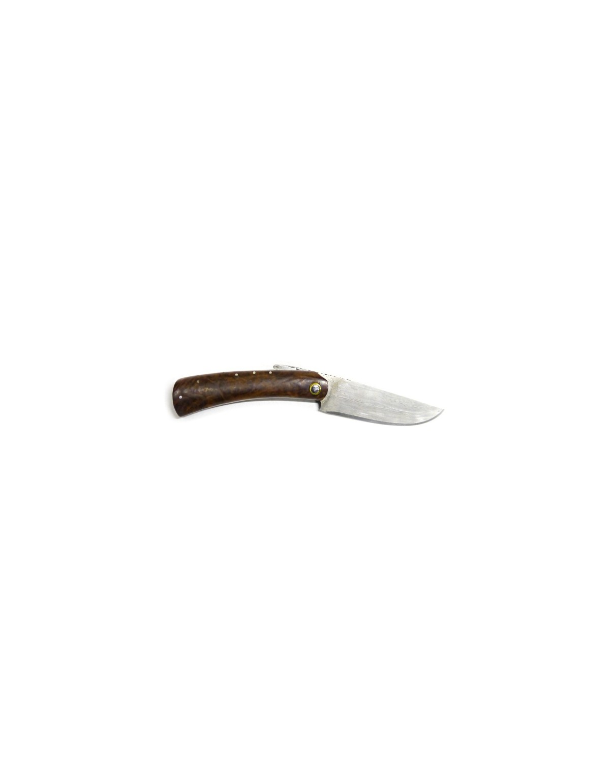 Couteau Jeremy Emile pliant Damas noyer