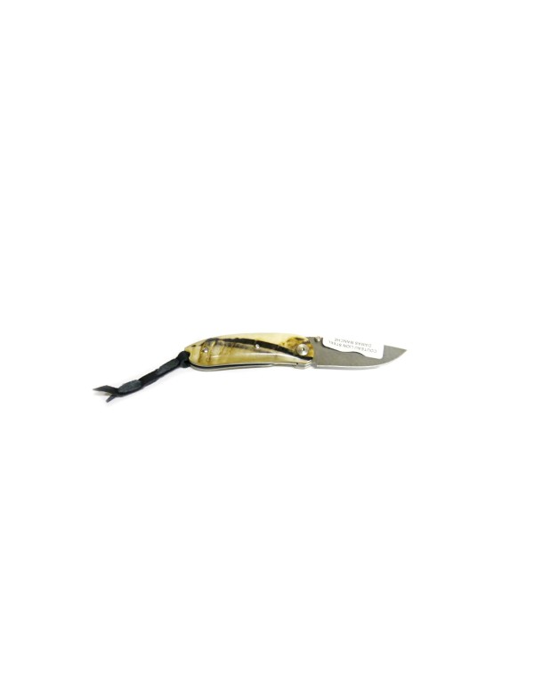 Couteau Lion steel Damas manche bélier