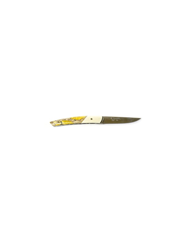Thiers Manche en érable, peuplier, mitre et os