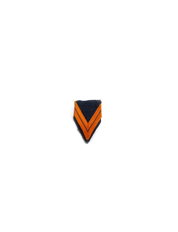 Insigne en tissu flèches orange
