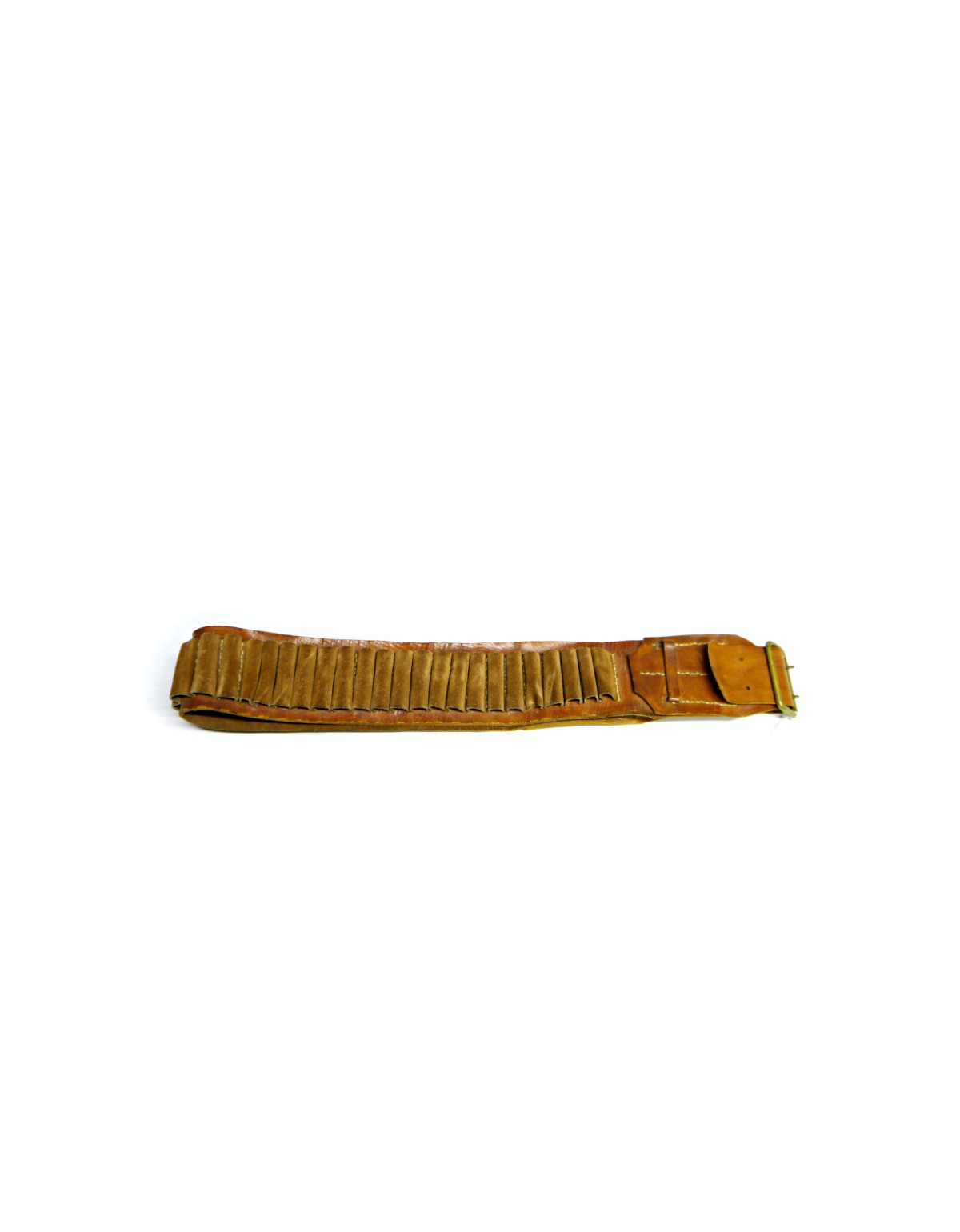 Cartouchière ancienne en cuir