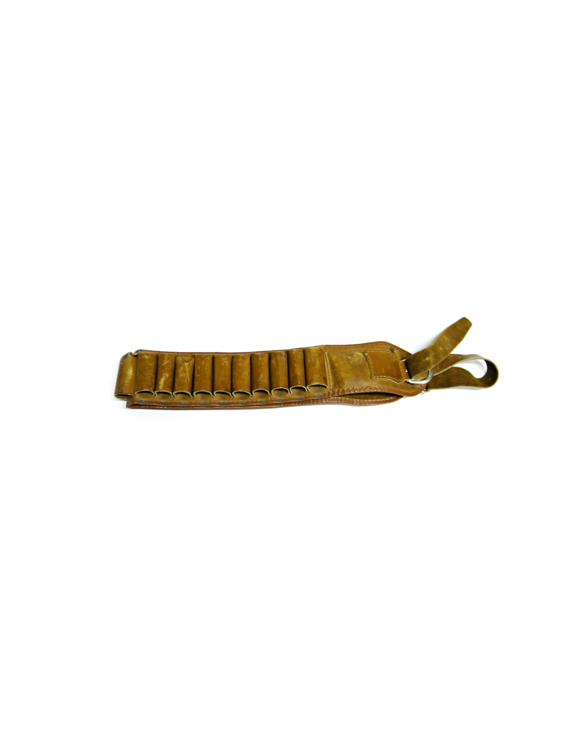 Cartouchière chasse en cuir