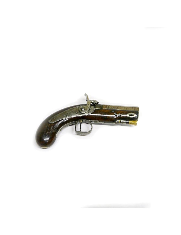 Pistolet Mac Daniel baionnette repliable calibre à percussion
