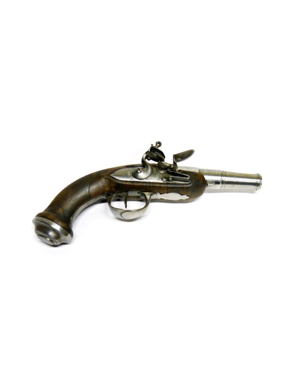 Pistolet silex de voyage balle forcée