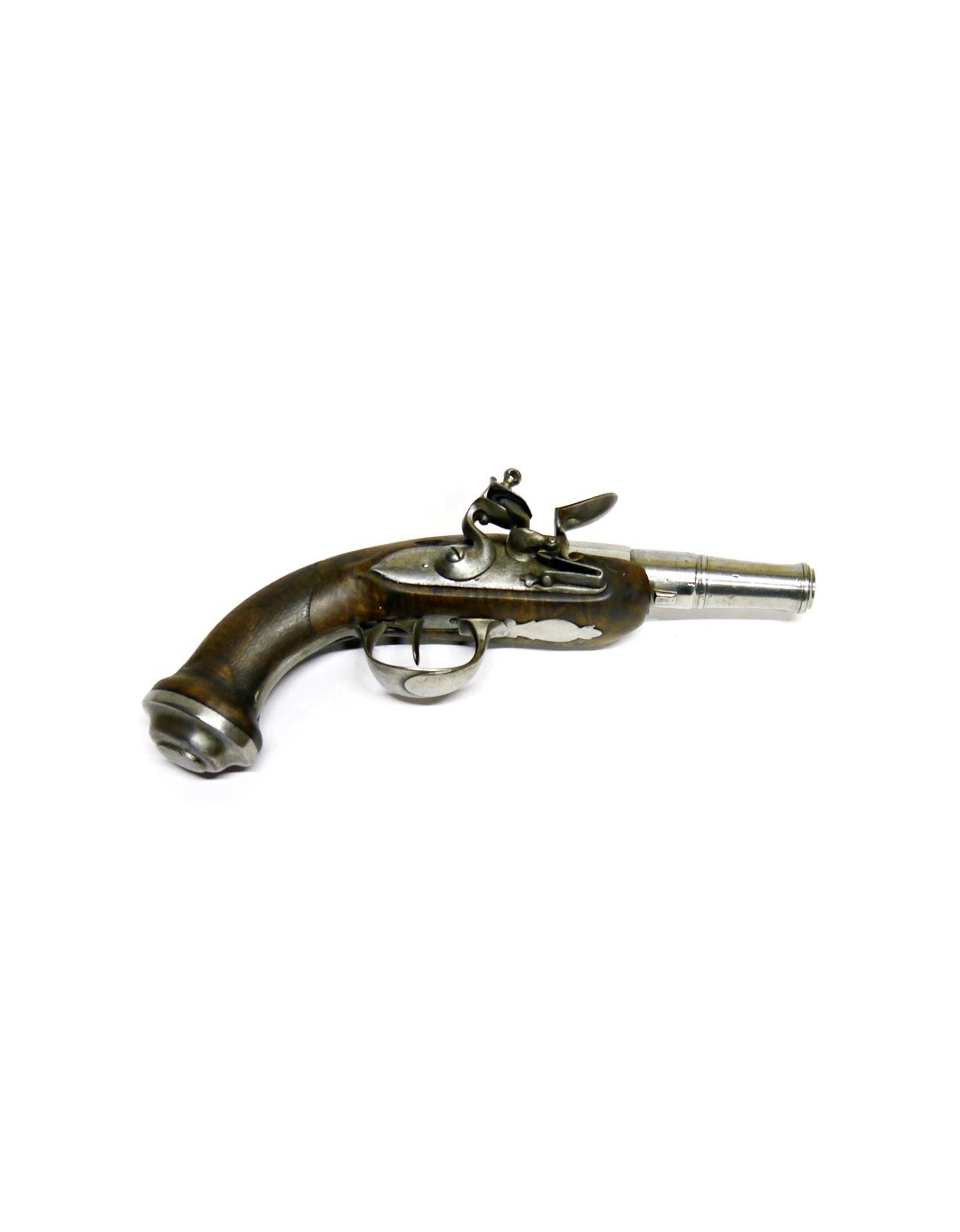 Pistolet silex de voyage balle forcée
