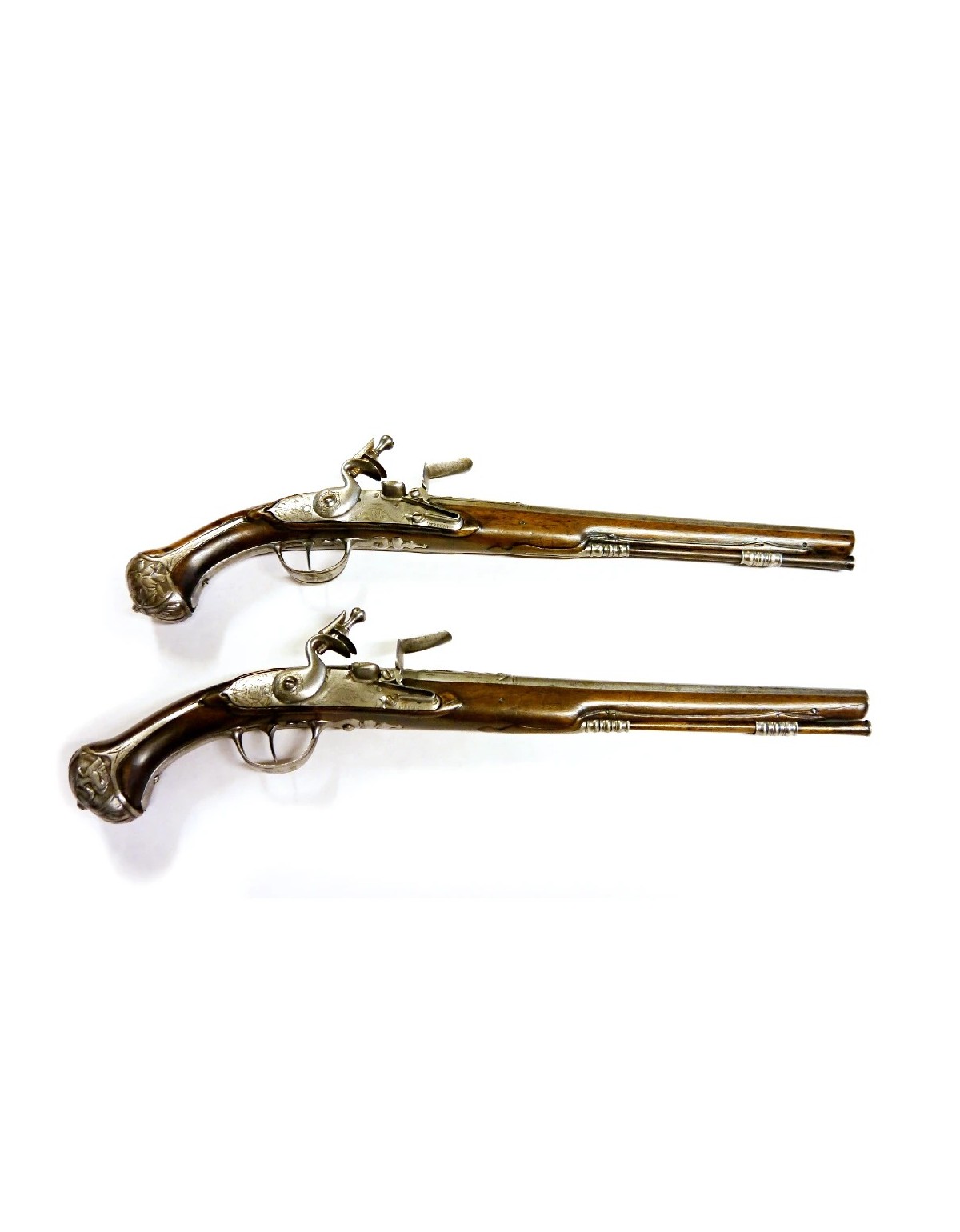 Paire de pistolets Silex Jan Knoop