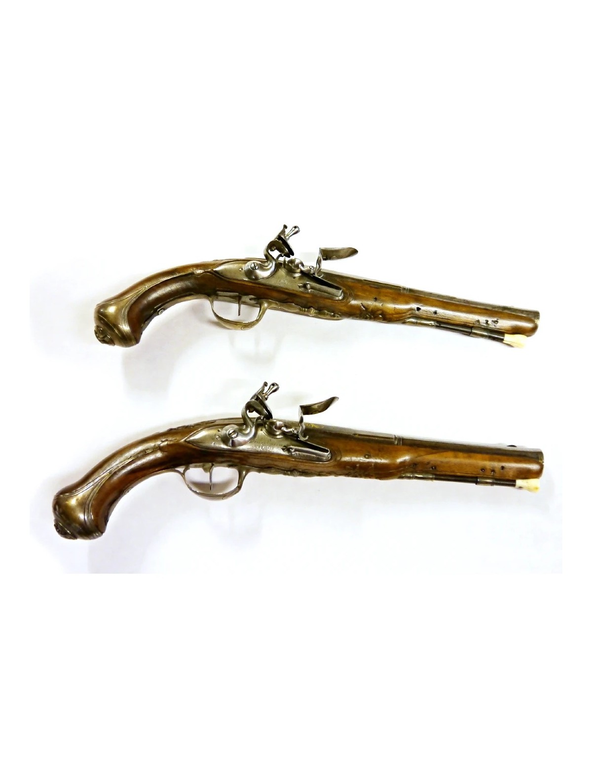 Paire de pistolets Lamotte L’aine à silex