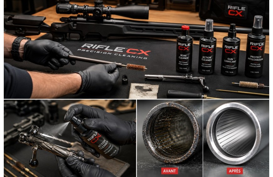 Comment nettoyer ses armes avec les produits RifleCX : guide complet