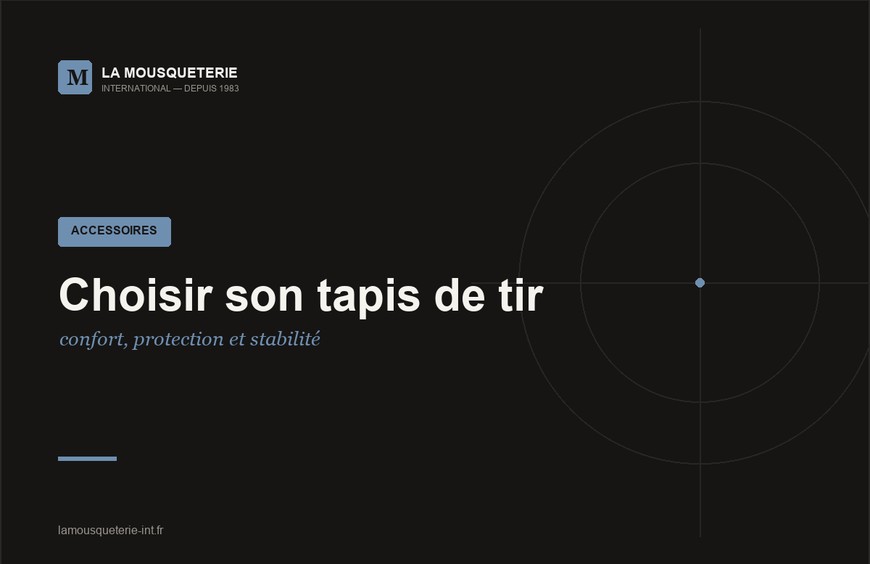 Choisir son tapis de tir : confort, protection et stabilité