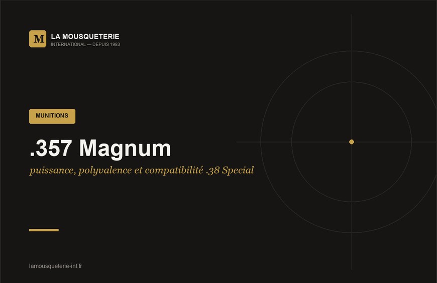.357 Magnum : puissance, polyvalence et compatibilité .38 Special