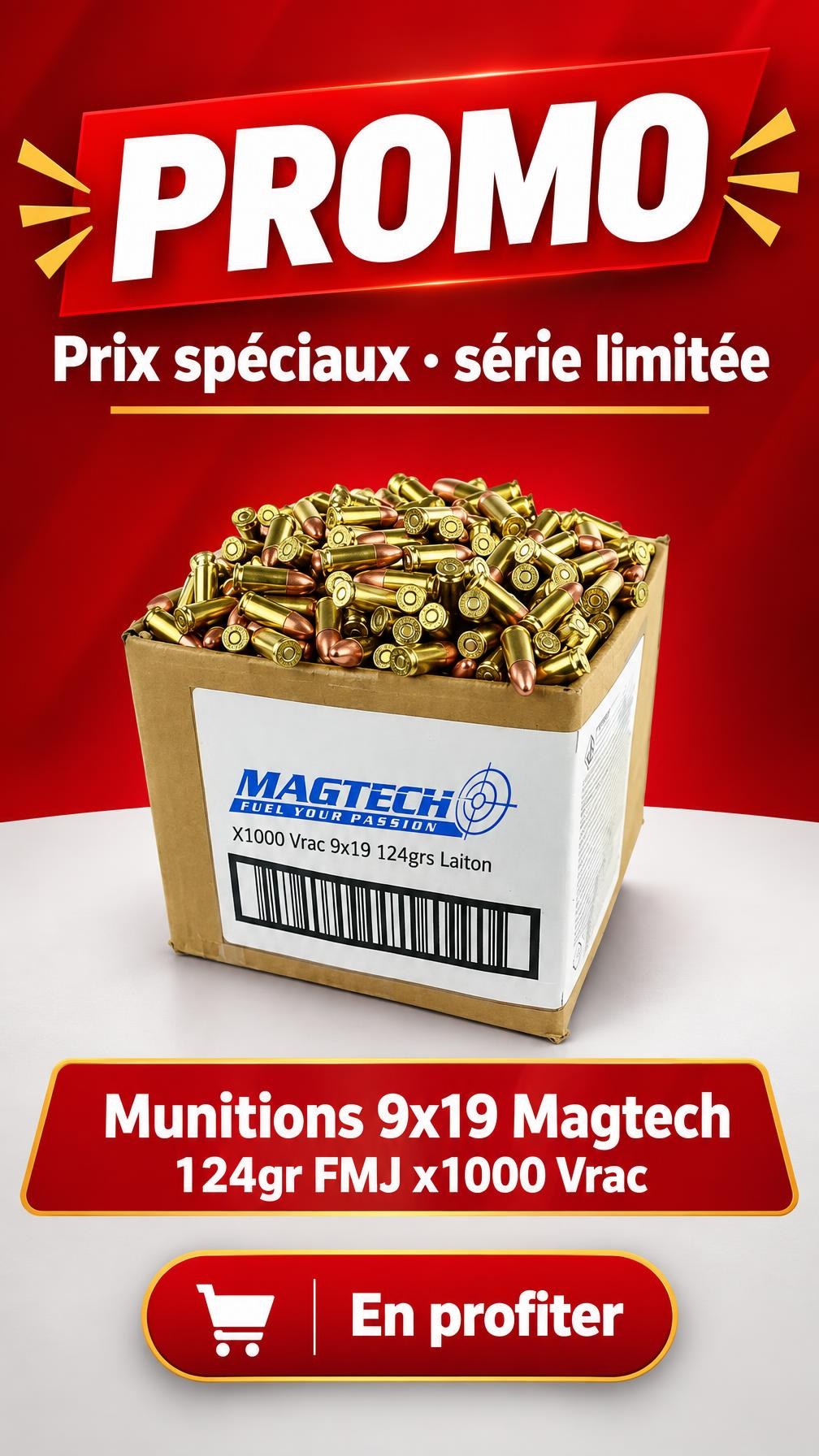 Promo 9mm Magtech  X 1000