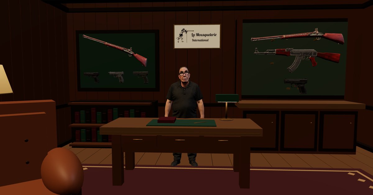 Le bureau de Luc Cavaletti