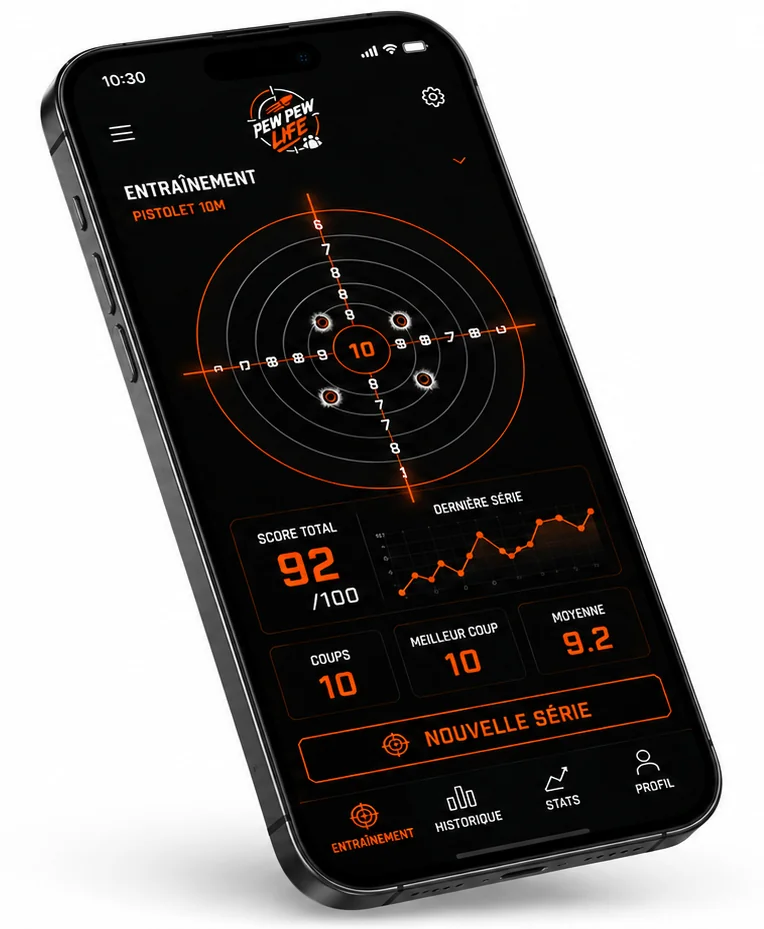 PewPewLife — app carnet de tir sportif
