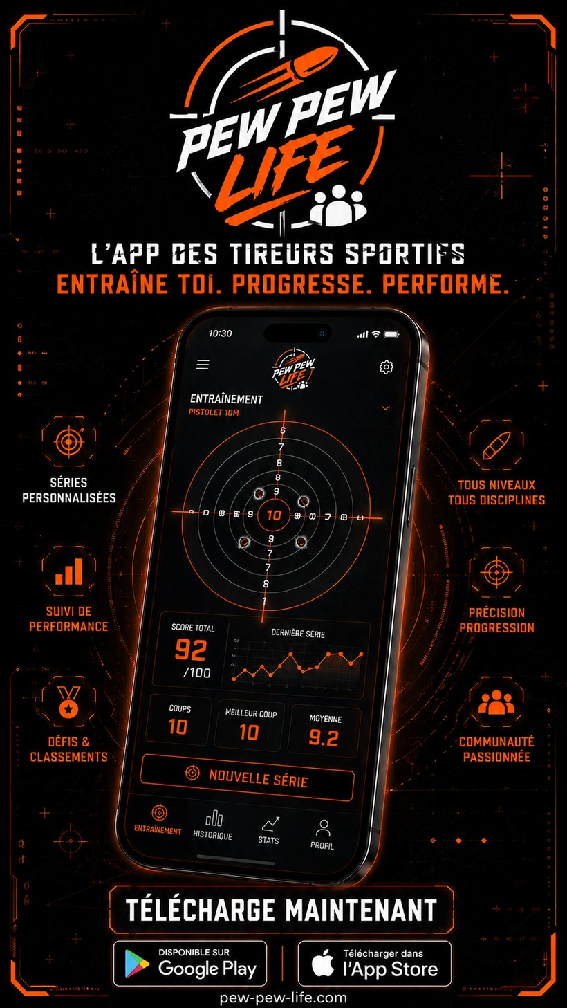 PewPewLife — carnet de tir numérique, téléchargez l'app iOS & Android